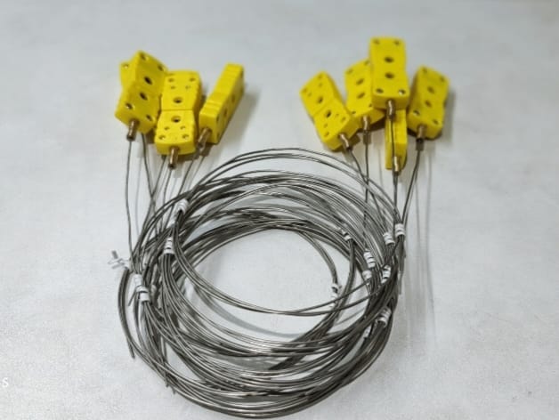 K Type Flexible Thermocouple with Standard male Connector-4